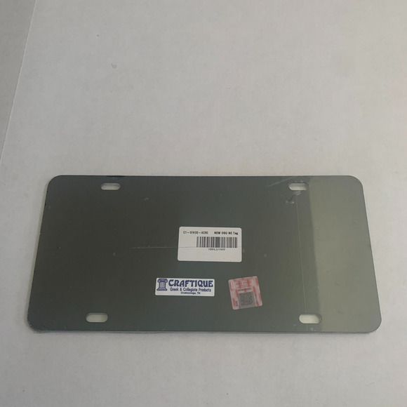 Craftique Ohio State 2024 Silver Mirrored National Champions License Plate - Picture 2 of 7